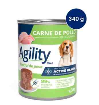 LATA AGILITY PERRO CONTROL DE PESO X 340G